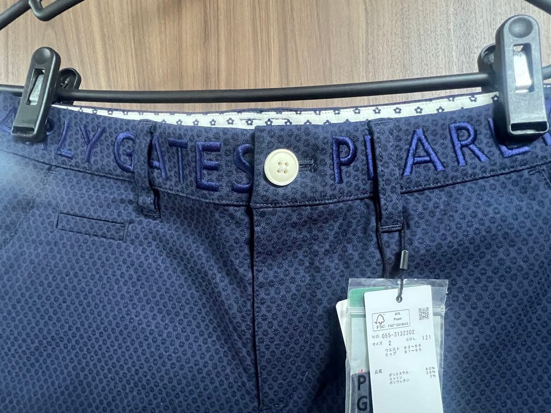 新品未使用 パーリーゲイツ ショートパンツ ネイビー2 定価28000円