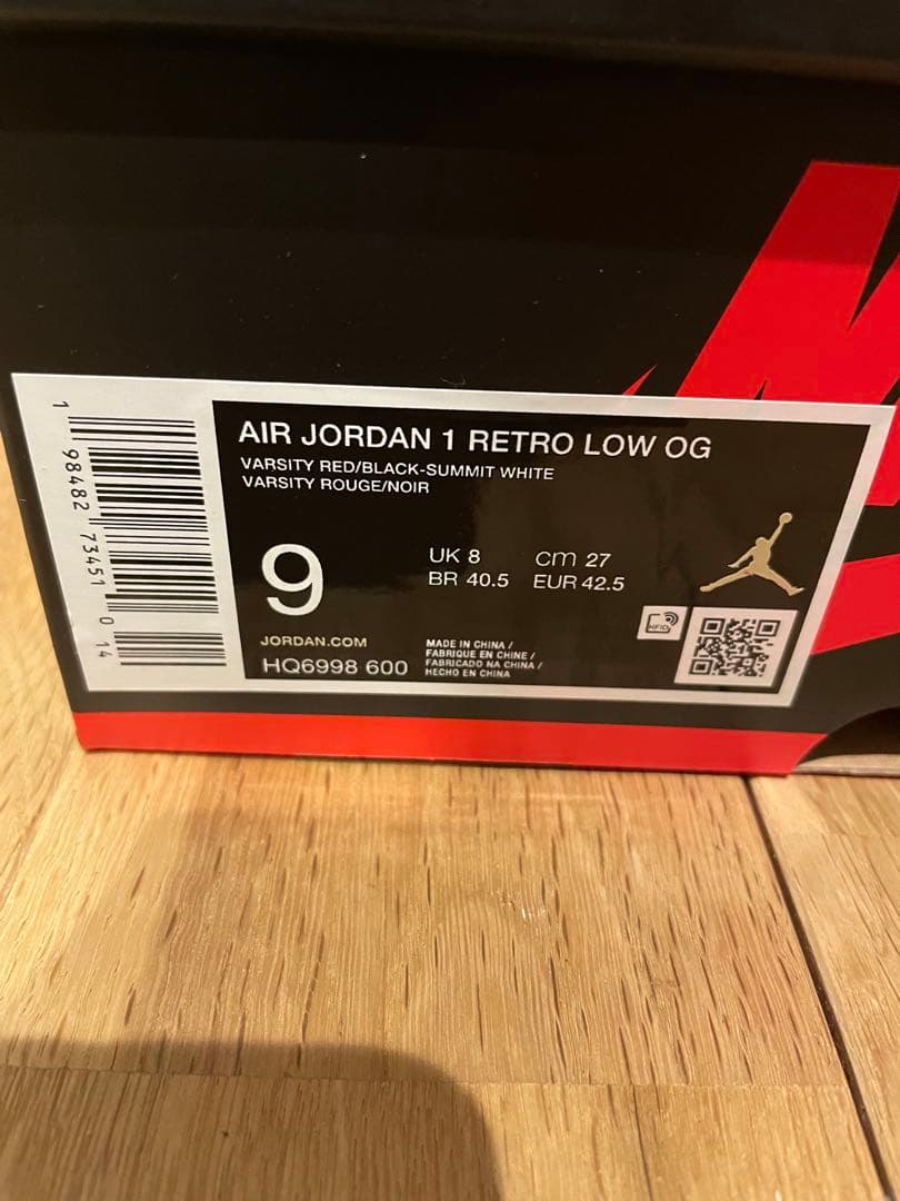 シューズ(男性用) NIKE AIR JORDAN 1 RETRO LOW OG Chicago