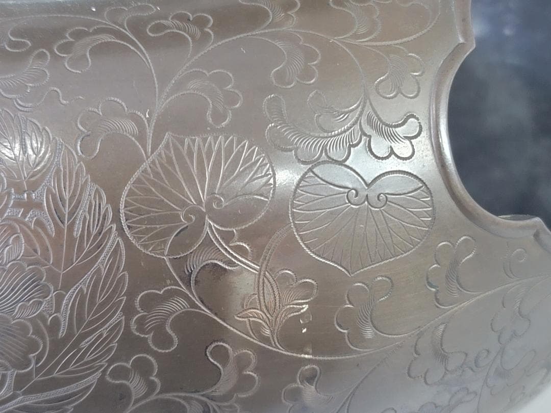 DT715 茶道具 三つ葉葵 徳川紋 刻 銅 風炉 時代物