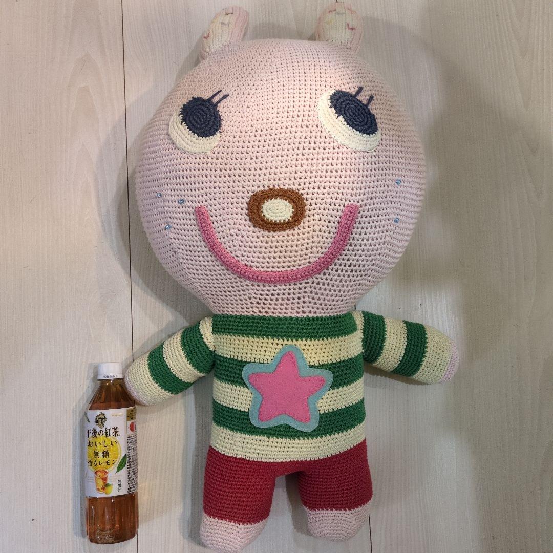 激レア!!公式 エンジェルブルー 田中さん 特大編みぐるみ