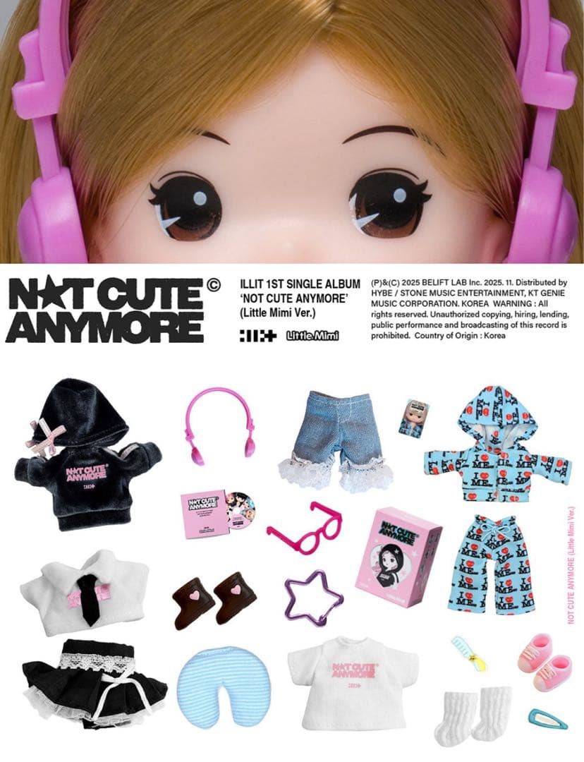 ILLIT not cute any more アルバム リトルミミ ウォンヒ