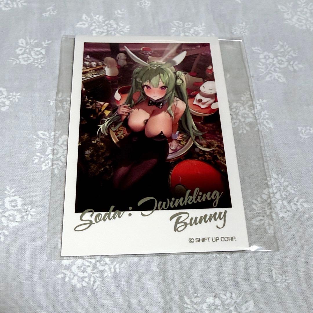 NIKKE＊バニーソーダ 隊員募集チョコレート カード