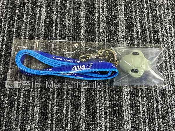 ANA ネックストラップ Good Times Fly チャーム付き 非売品