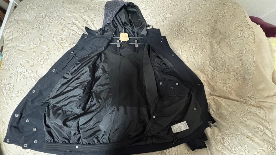 RipZone フード付きジャケット 黒３点セット