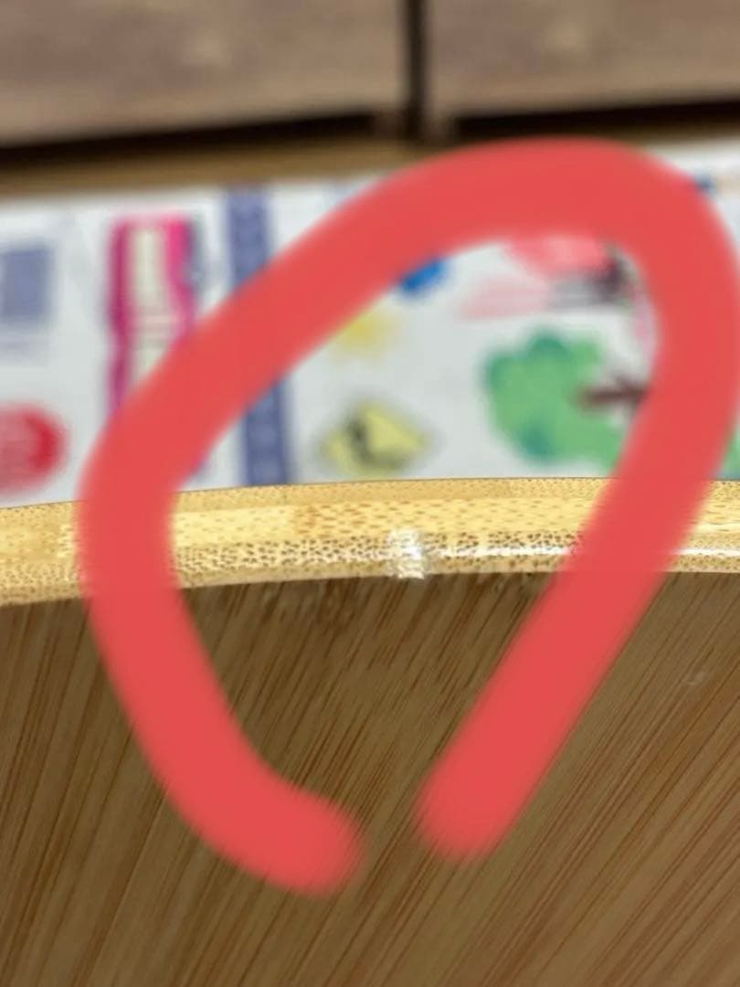  peak ワンアクションちゃぶ台竹 M バンブー 円形テーブル