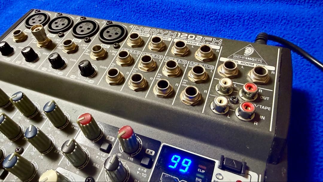 BEHRINGER XENYX 1202FX アナログミキサー 動作確認済