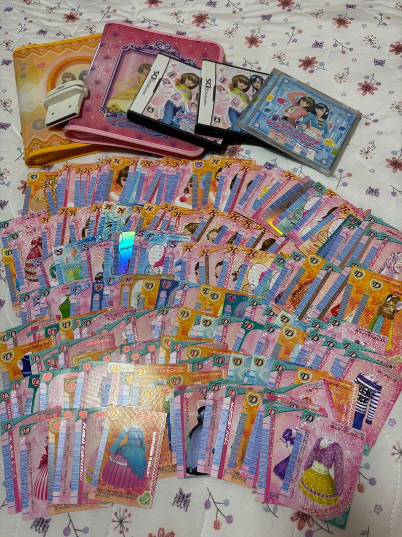 稼働確認済み　ラブ&ベリーカード163枚➕66枚　カセット2 3ds他
