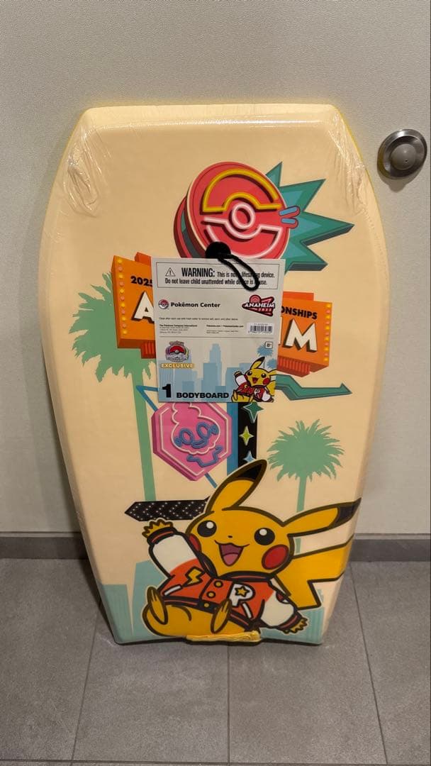 【ポケモンWCS2025限定】ピカチュウ ボディボード 新品未開封