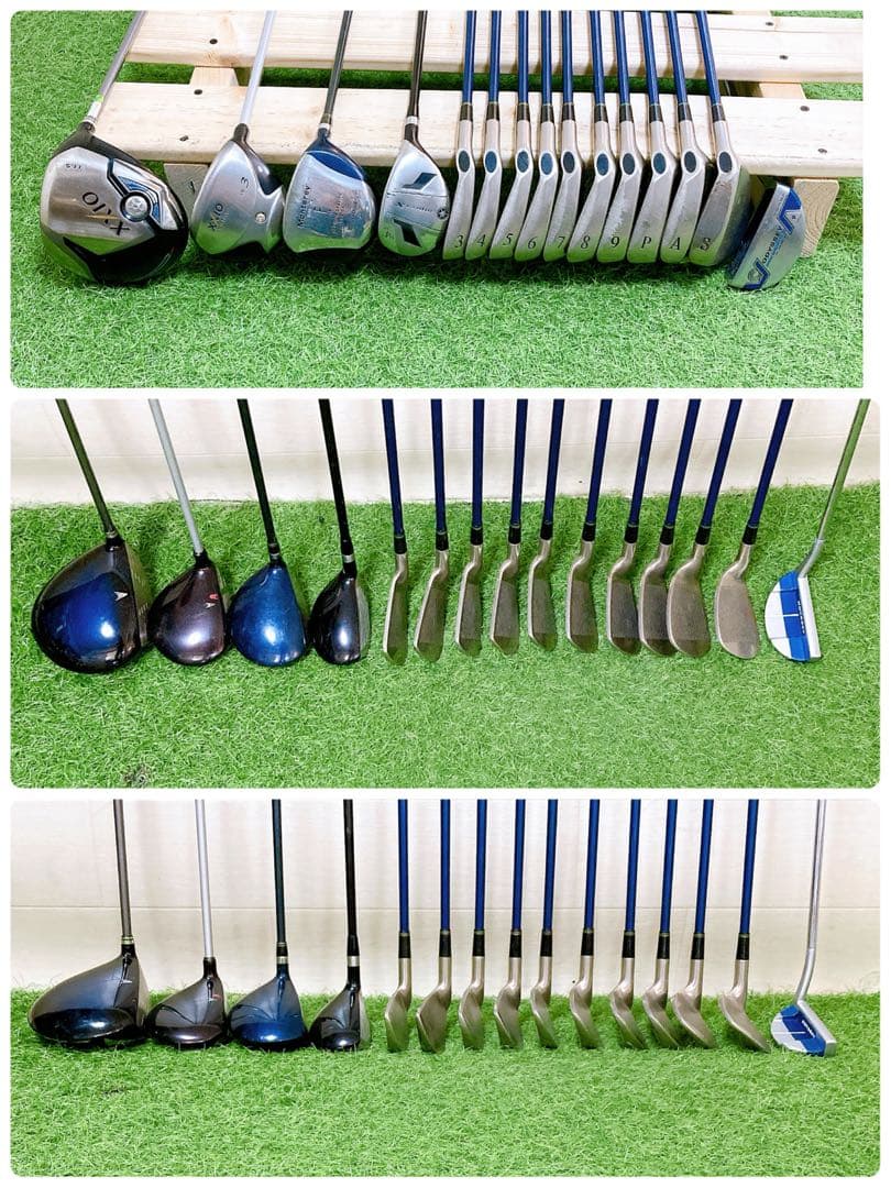 M11.ゼクシオ　初心者オススメ　ゴルフクラブ　メンズセット　右利き　15本