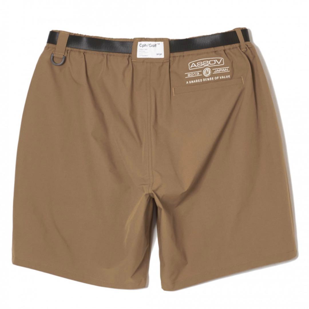 AS2OV×Cph/Golf 別注　ショートパンツ　ハーフパンツ　コヨーテ　L