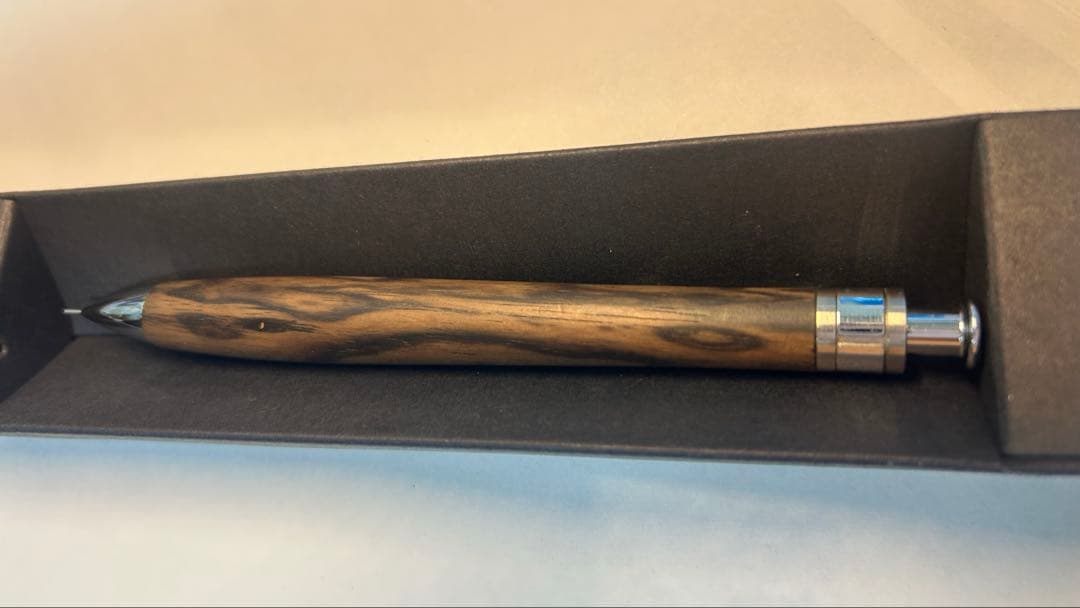 工房楔 ペンシル楔 黒柿孔雀杢