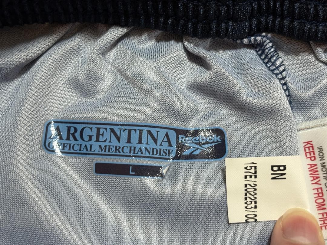 新品 Reebok アルゼンチン代表 AFA 公式パンツ M・Lサイズ セット