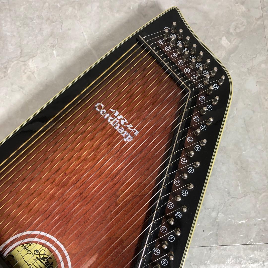 ARIA　AH-21E　弦楽器　コードハープ　専用ケース　ピックアップ搭載モデル