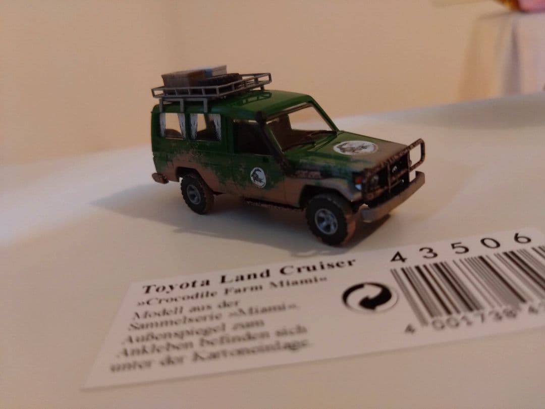 日*1様 【希少】BUSCH トヨタランドクルーザー　サファリ仕様 1:87 マ
