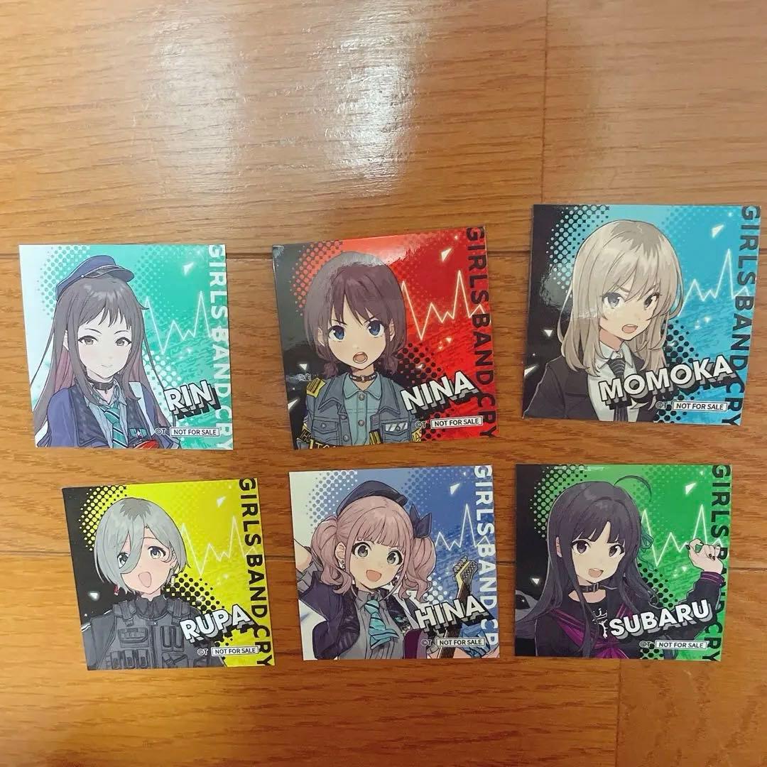 【未開封セット品】ガールズバンドクライ 2ndワンマン　凛音の理 缶バッジ