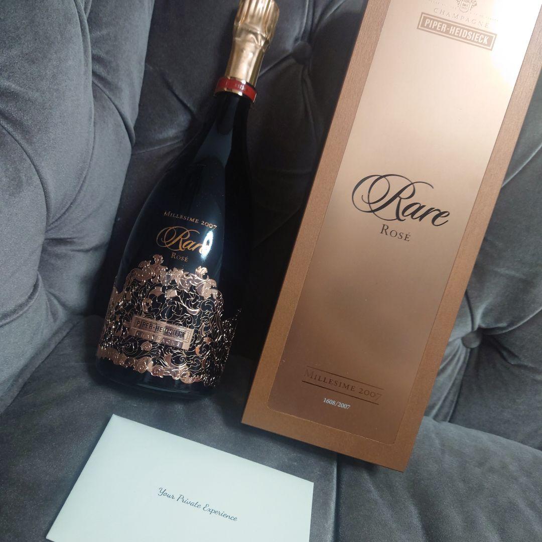 レア·シャンパーニュ ロゼ 750ml 2007 限定 専用箱 未開封 レアシャ