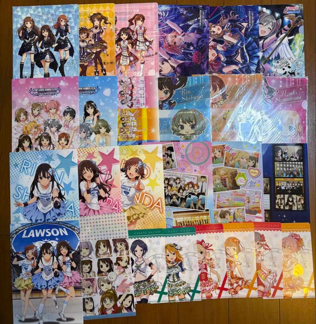 アイドルマスター　シンデレラガールズ　ミリオンライブ クリアファイル セット