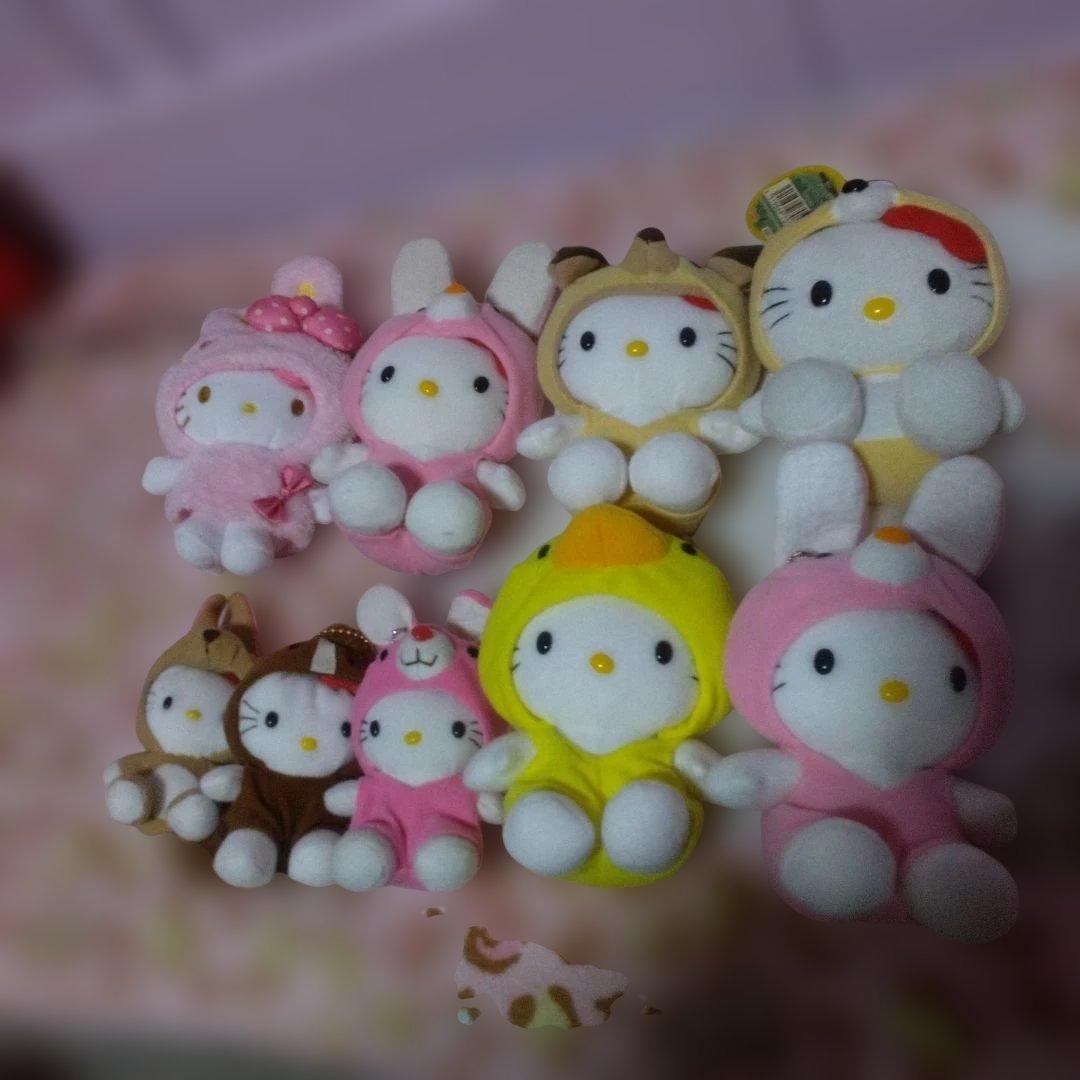 超激レア‼️レトロ‼️キティ 着ぐるみ‼️9 体セット‼️脱げる‼️可愛い‼️