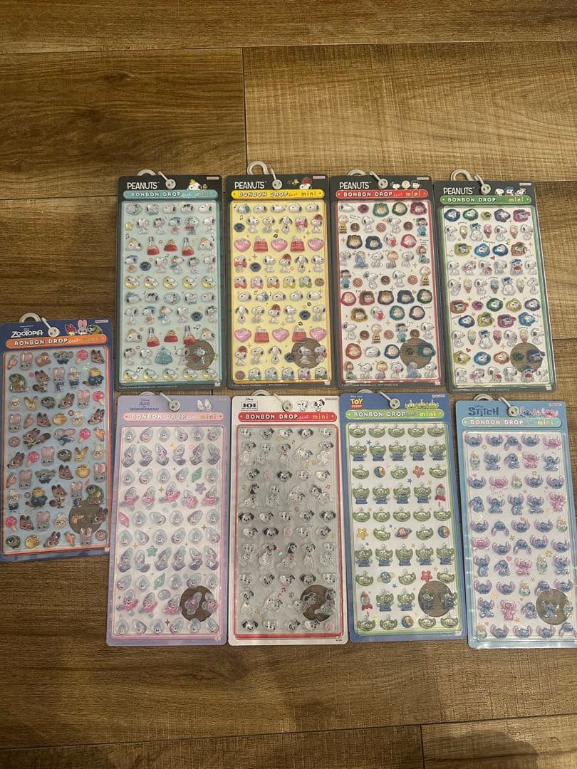 ボンボンドロップシールmini正規品9枚セット　正規品