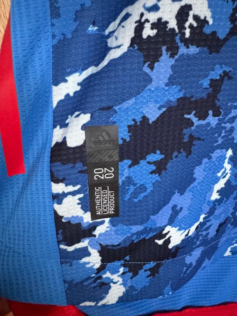 アディダス　日本代表　ホーム　オーセンティックユニフォーム　2020 長袖