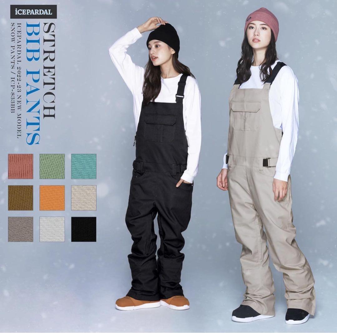 【新品未使用】スノーボードウェア スキーウェア つなぎ カーキ