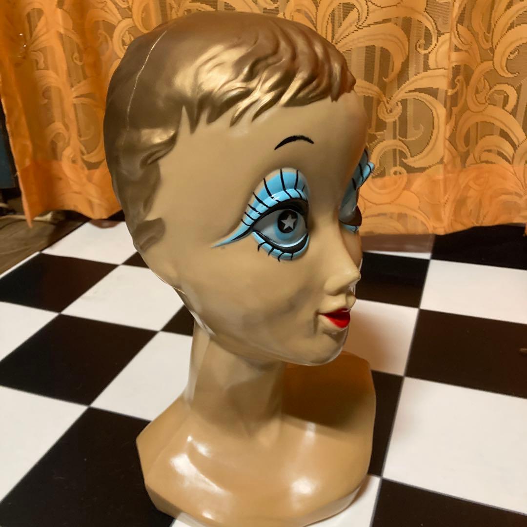 ビンテージツィギーマネキンヘッド