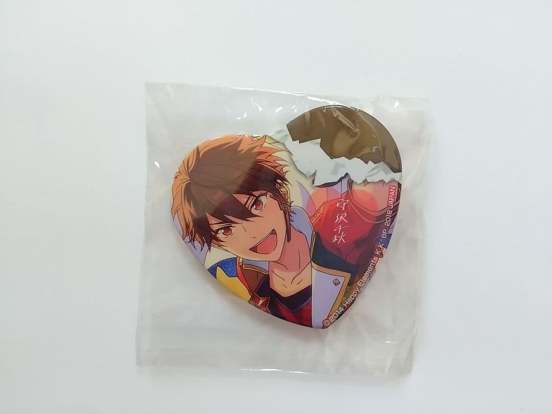 あんスタ 一番カフェ 流星隊 千秋 奏汰 鉄虎 忍 缶バッジ チャーム