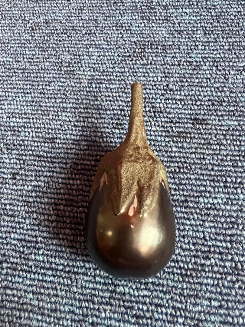 1434 道場宗廣  宗廣　茄子　乾漆　香合　未使用