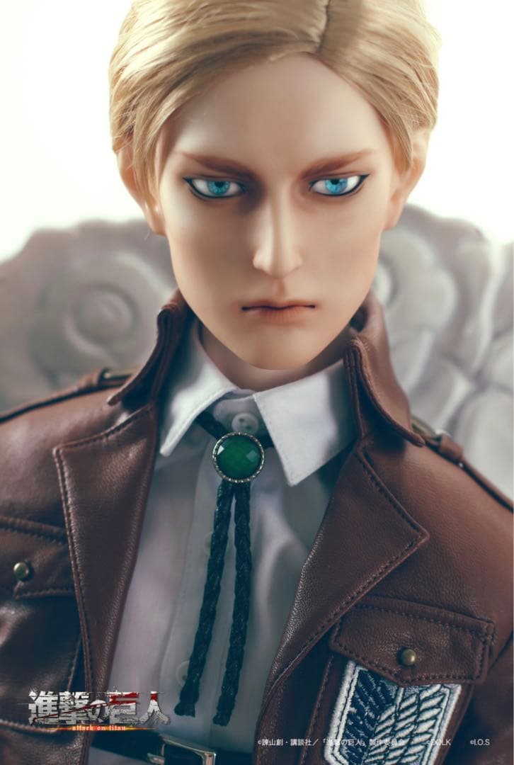 超激レア❗️限定❗️「進撃の巨人」エルヴィン・スミス70cm人形&立体起動装置