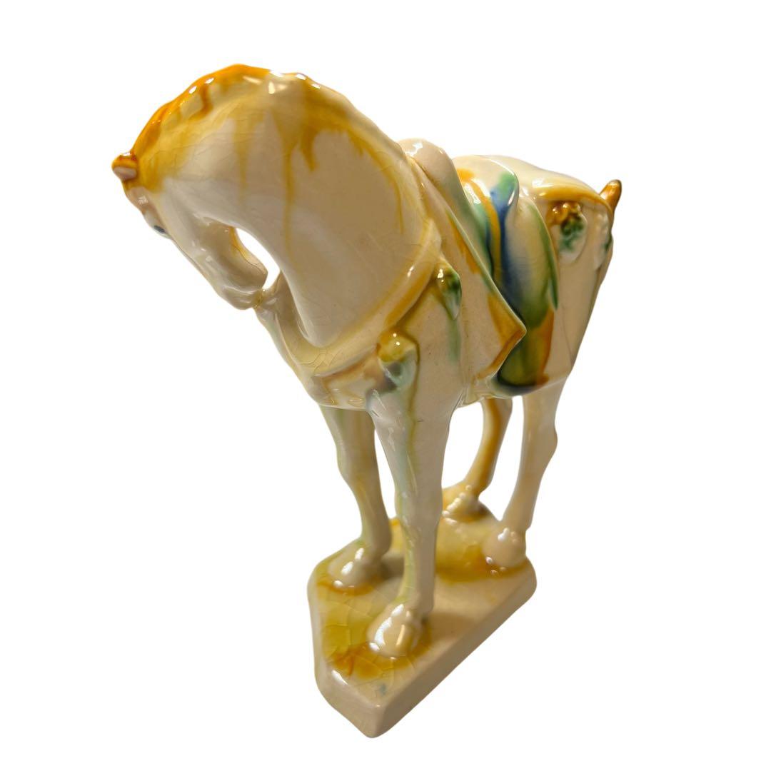 唐三彩 陶器の馬 5体セット