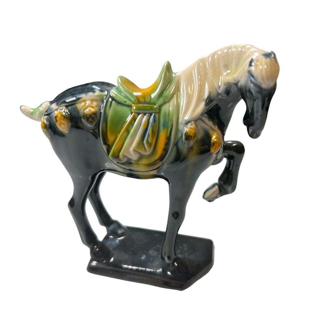 唐三彩 陶器の馬 5体セット