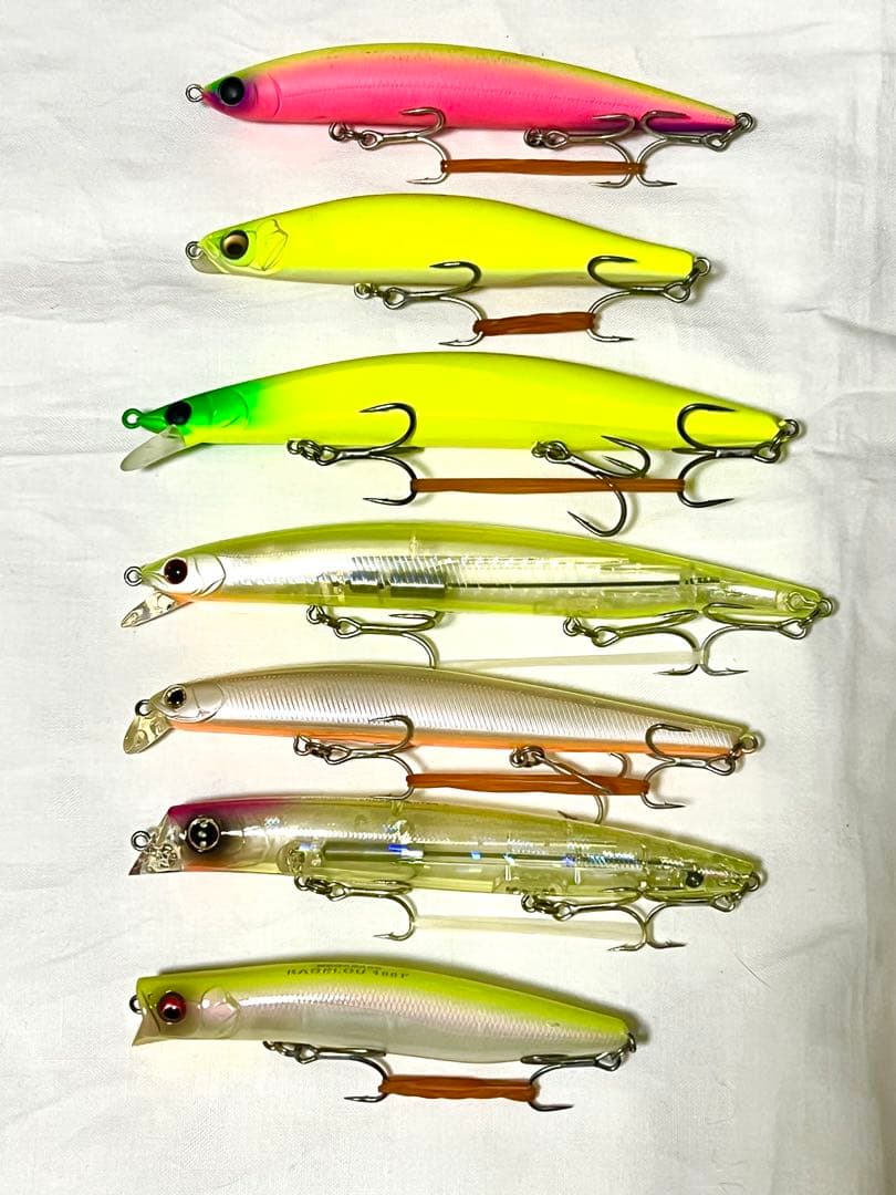 シーバスルアー7個セット まとめ売り