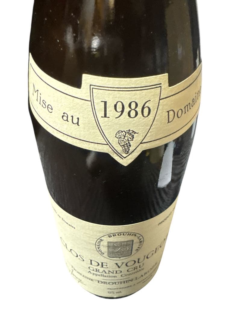 ワイン Clos de Vougeot 1986 Drouhin-Laroze