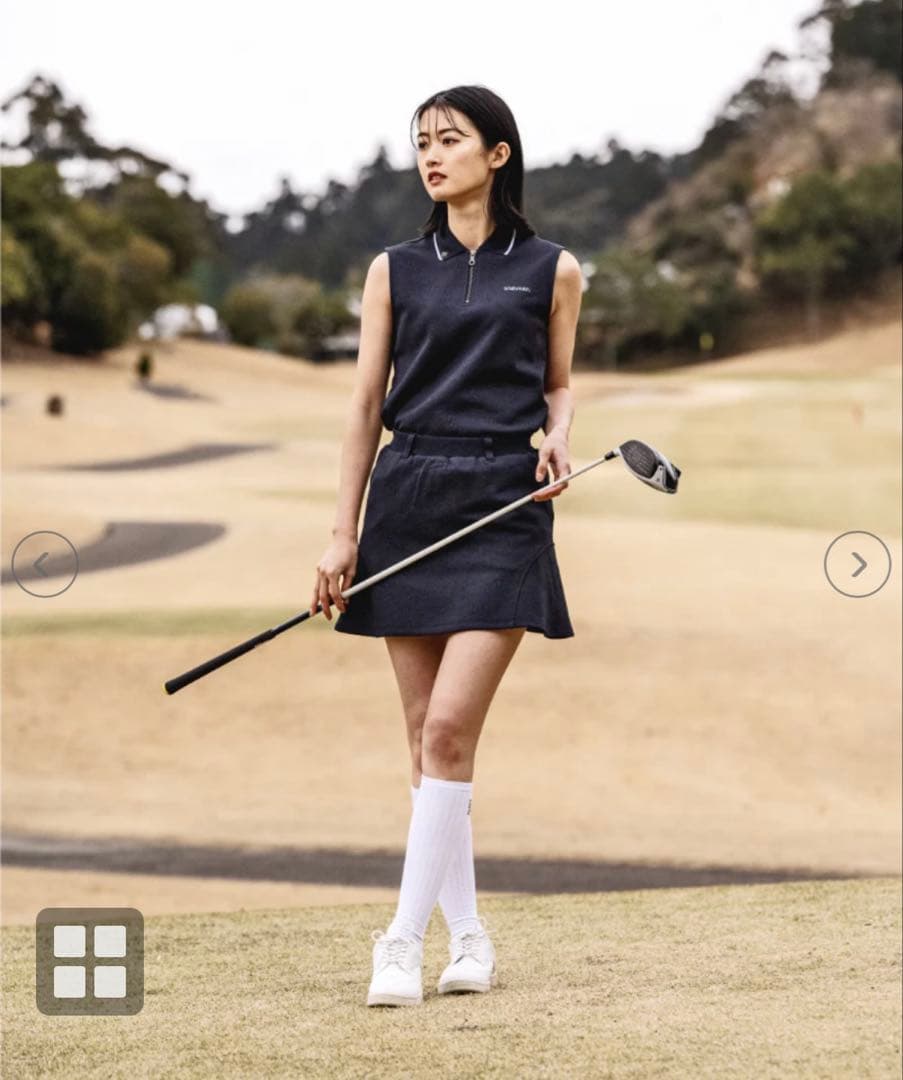 irishman アイリッシュマン　サイドフレアクラシックジャガードスカートM