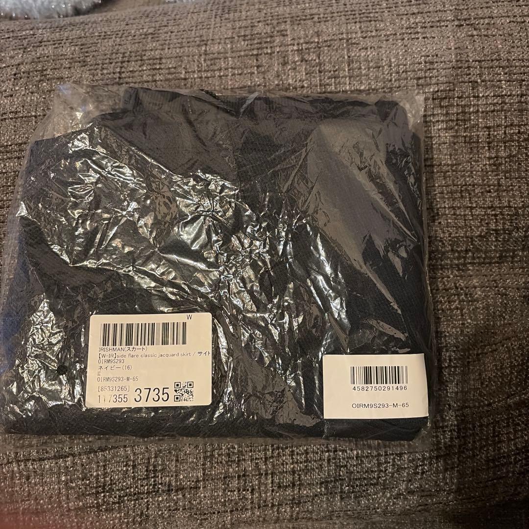 irishman アイリッシュマン　サイドフレアクラシックジャガードスカートM