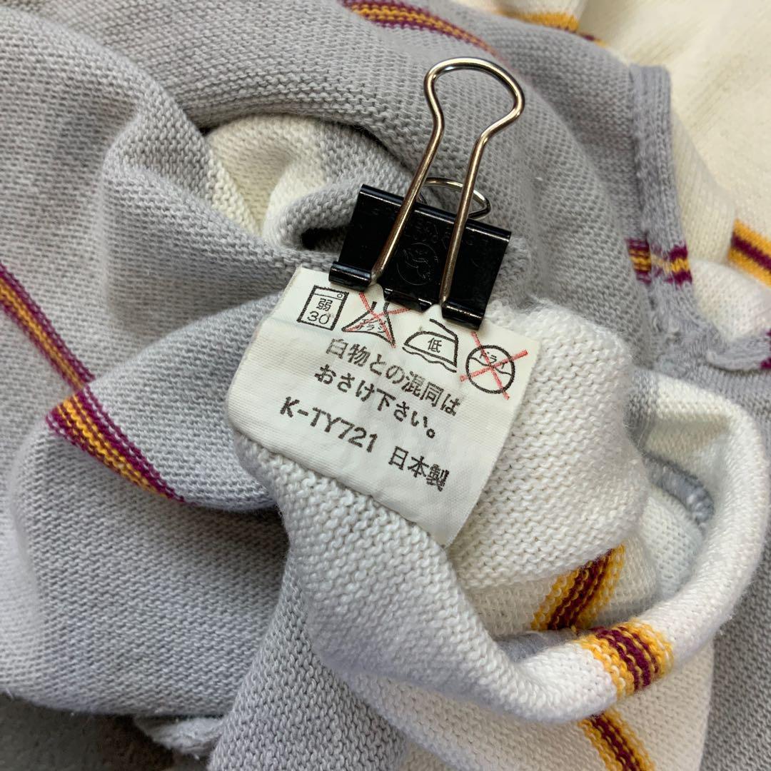 希少 80‘s 茶タグ THE NORTH FACE ボーダー ラガーシャツ