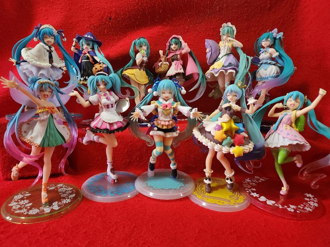 初音ミク　フィギュア　まとめ　タイトーオンクレver. 　１１体