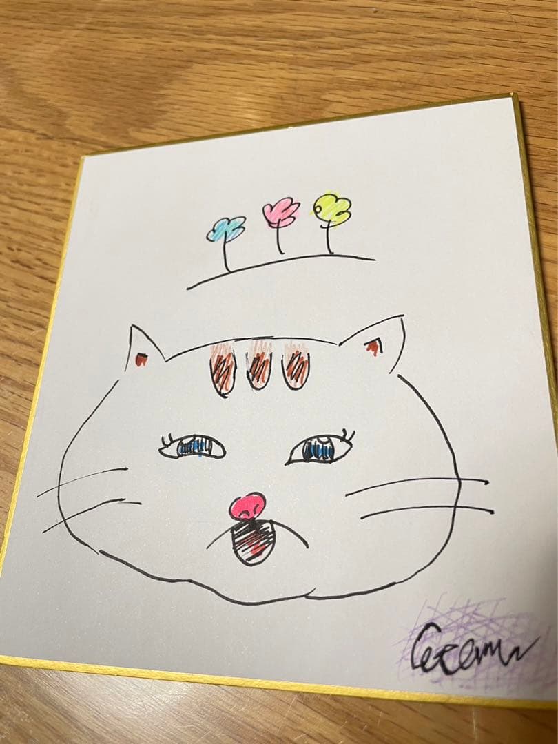 金欠女子高生がノリで書いた絵w