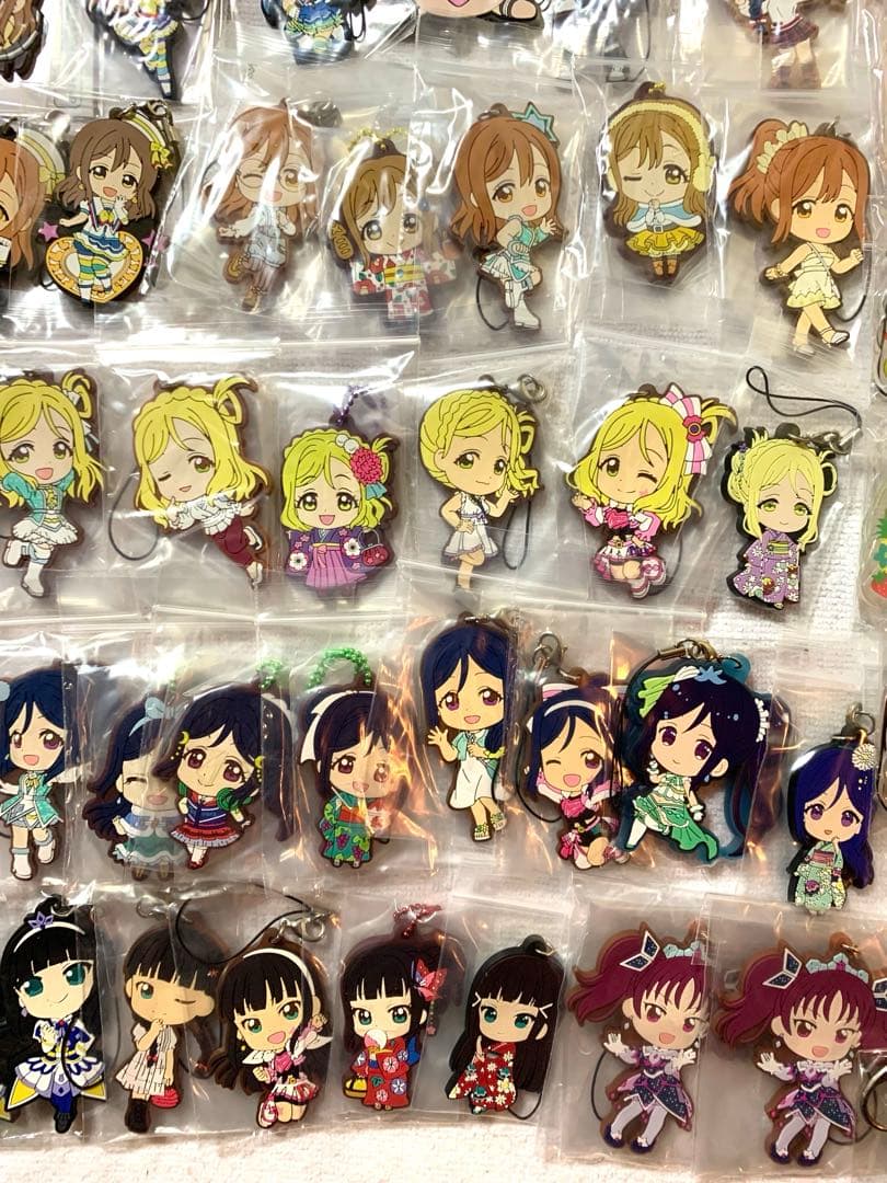 ラブライブサンシャイン　Aqours ラバーストラップ　アクキー　セット