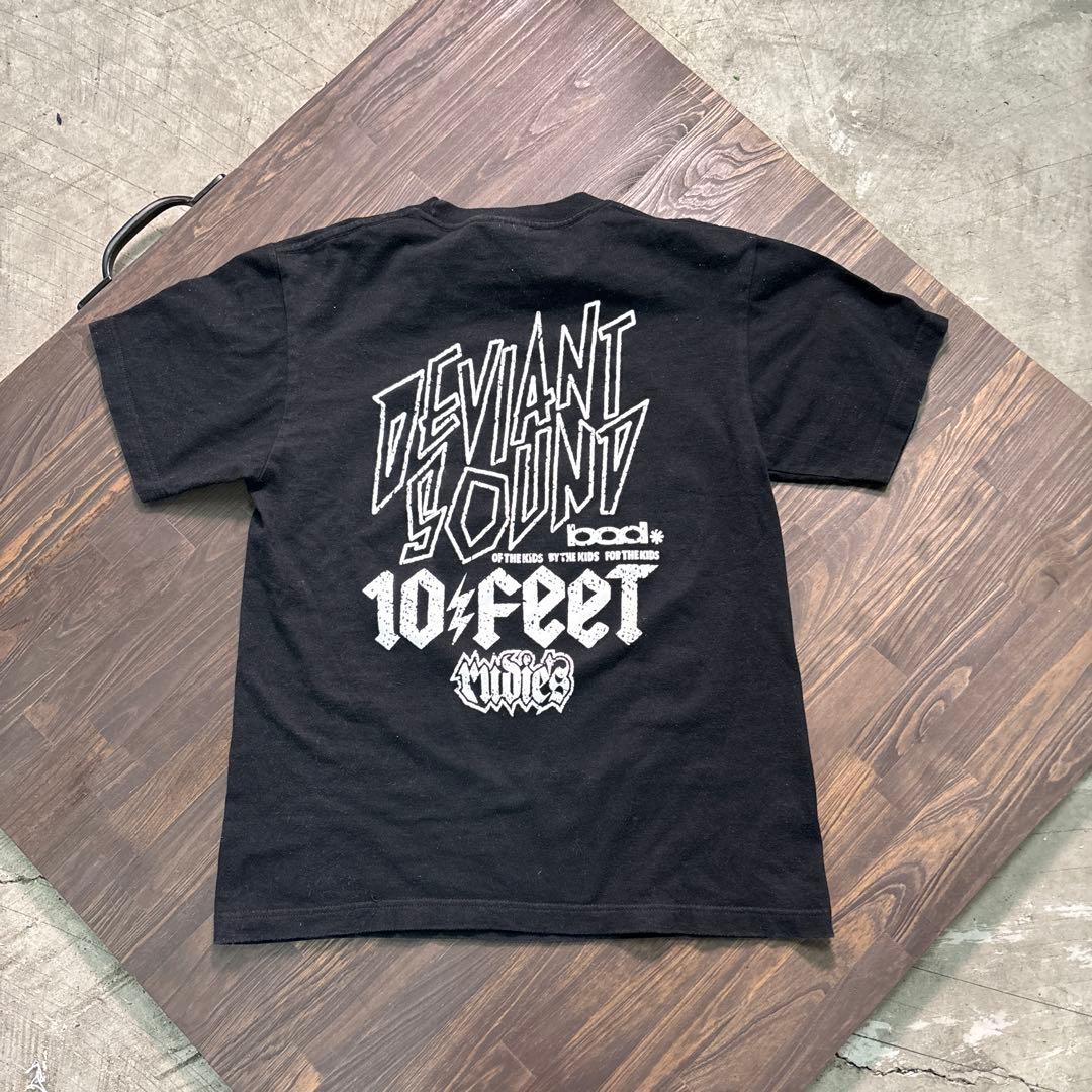 8SM1 10FEET ライブTシャツ　黒　M 古着 バンT used
