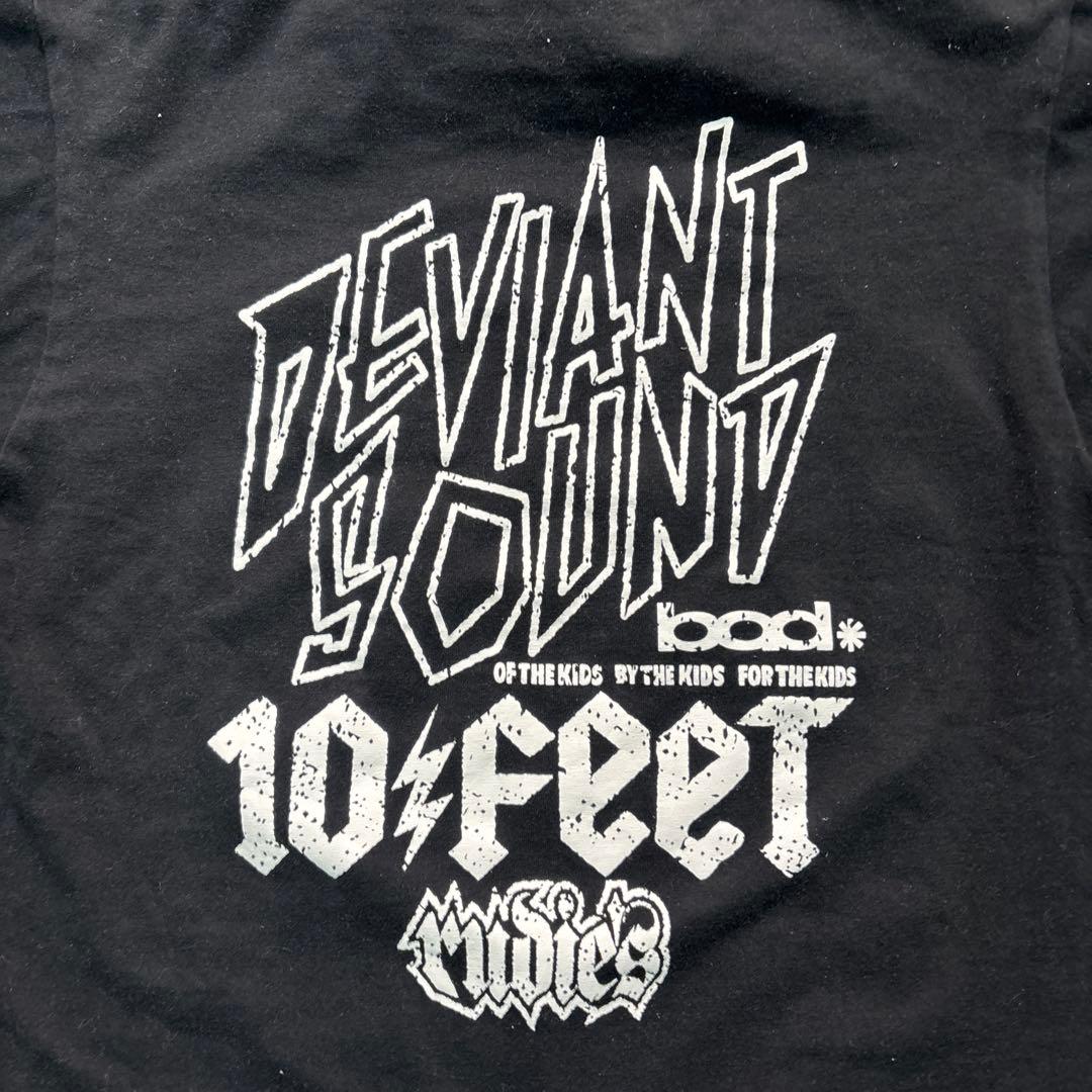 8SM1 10FEET ライブTシャツ　黒　M 古着 バンT used
