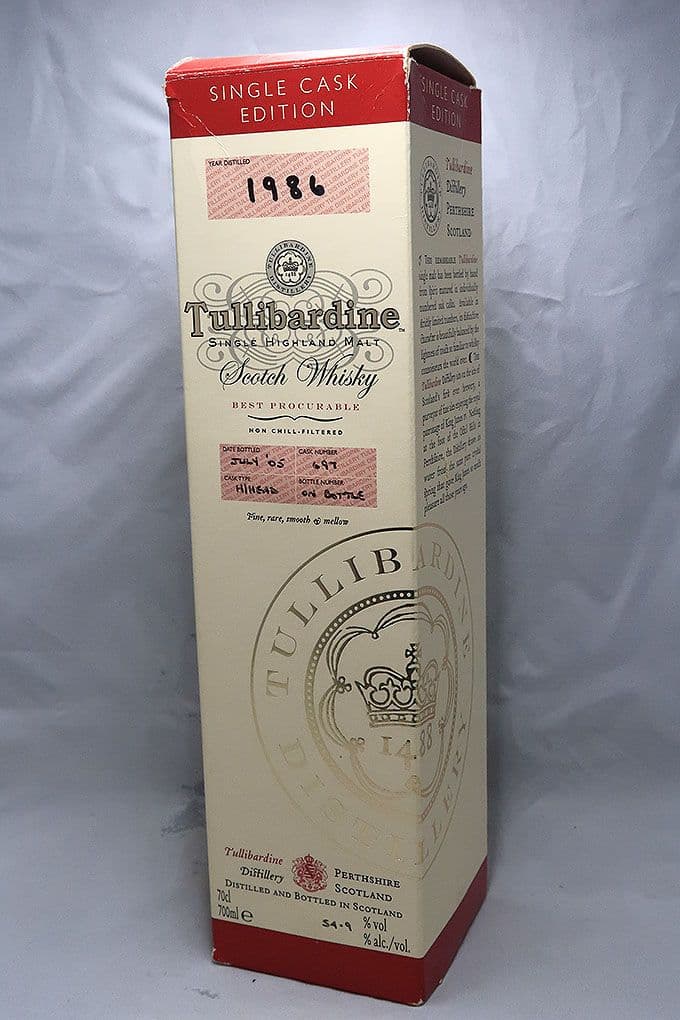 タリバーディン １９８６ シングルカスクエディション モルトウィスキー