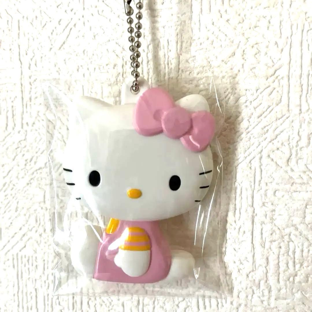 レア‼️ハローキティ　ダイカットミラー　キーホルダー　鏡　ミラー　手鏡　レトロ