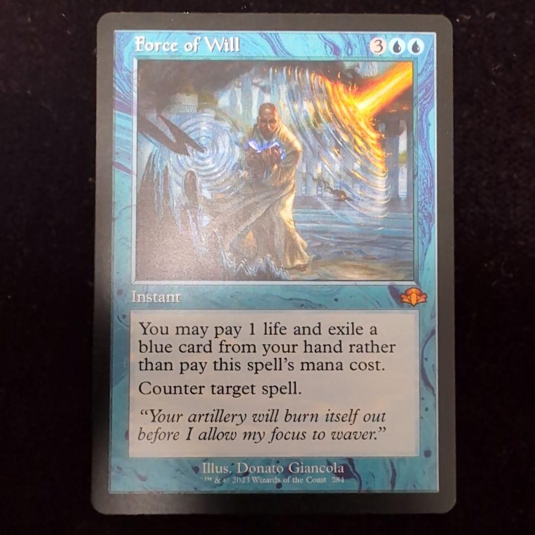 r*o様 MTG　意志の力　Force of Will　英語版　4枚セット