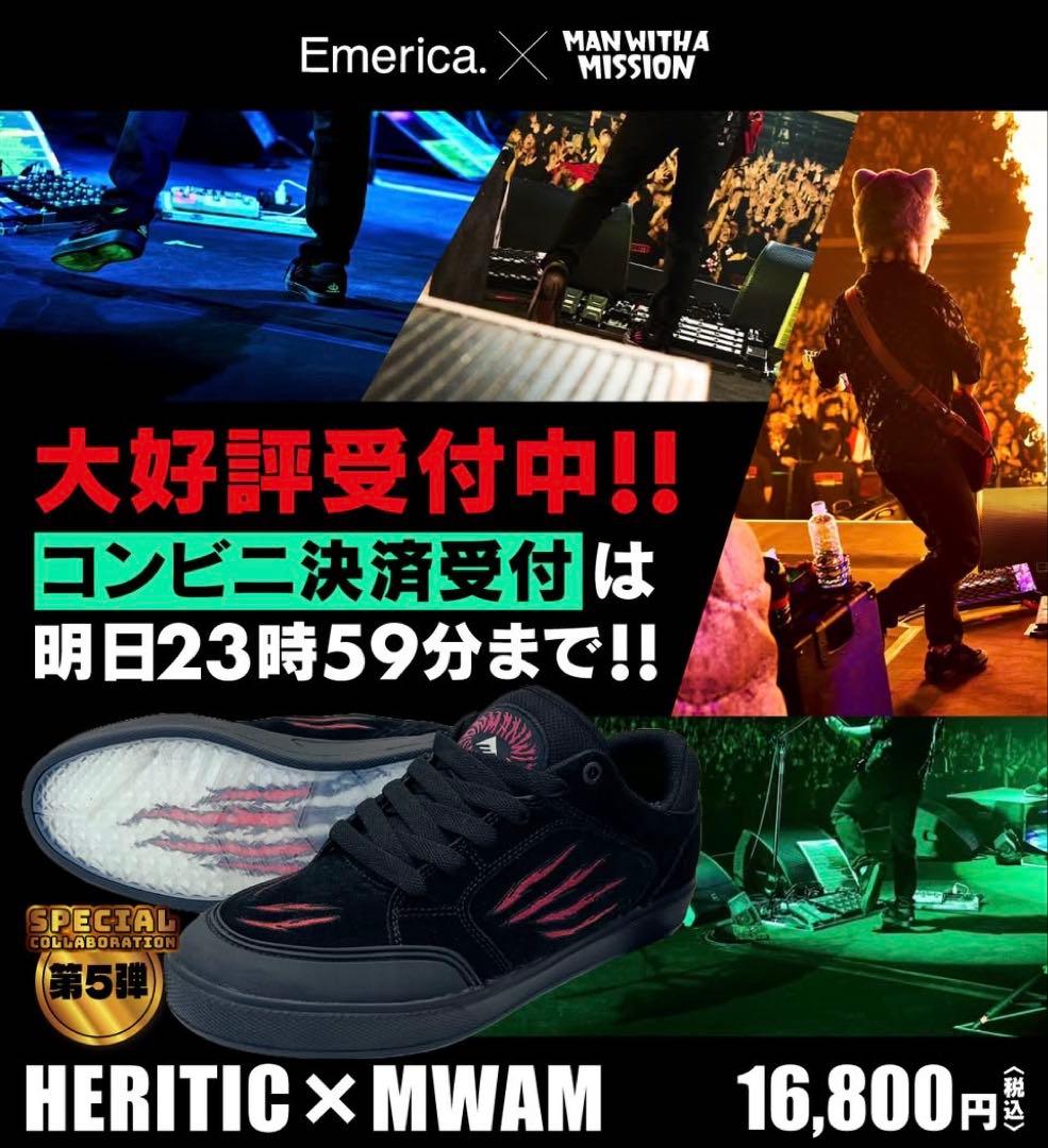 MAN WITH A MISSION HERITIC×MWAM 25.5