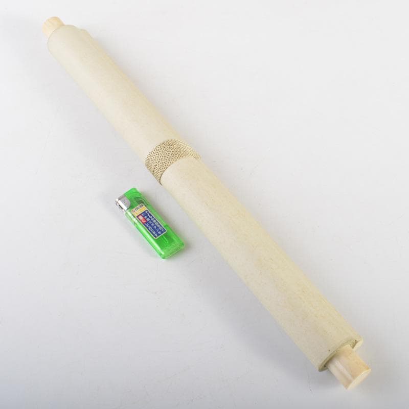 掛軸　水田竹圃作　梅木に鳥図　桐箱付　C　6318A