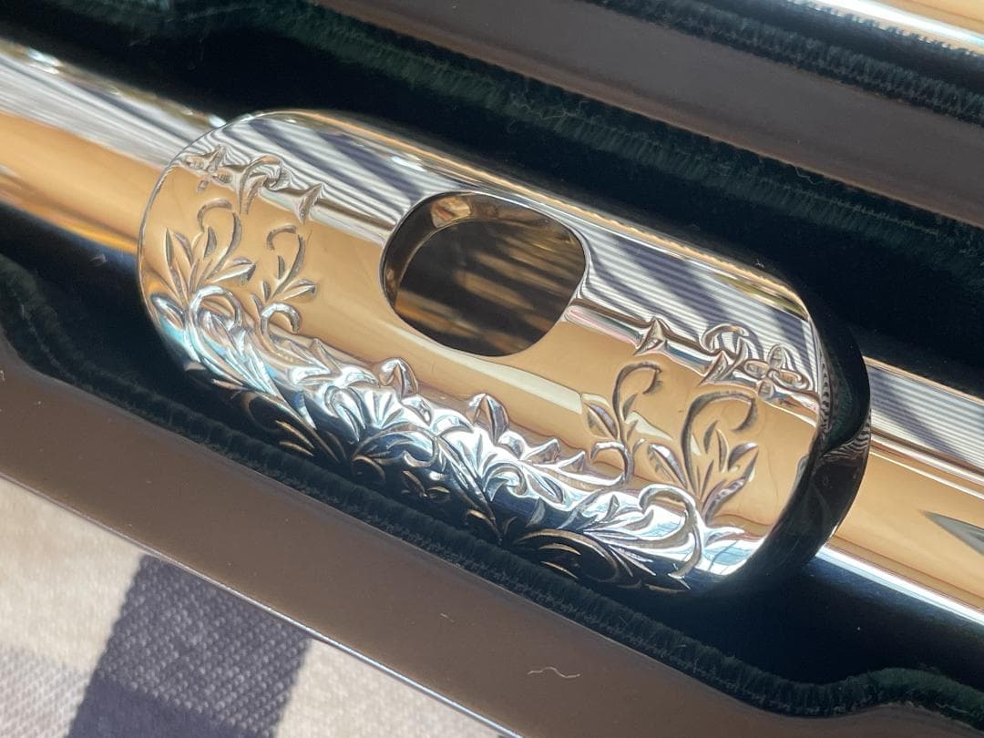 パールフルート Dolce Primo 頭部管Ag970彫刻入り 美品！
