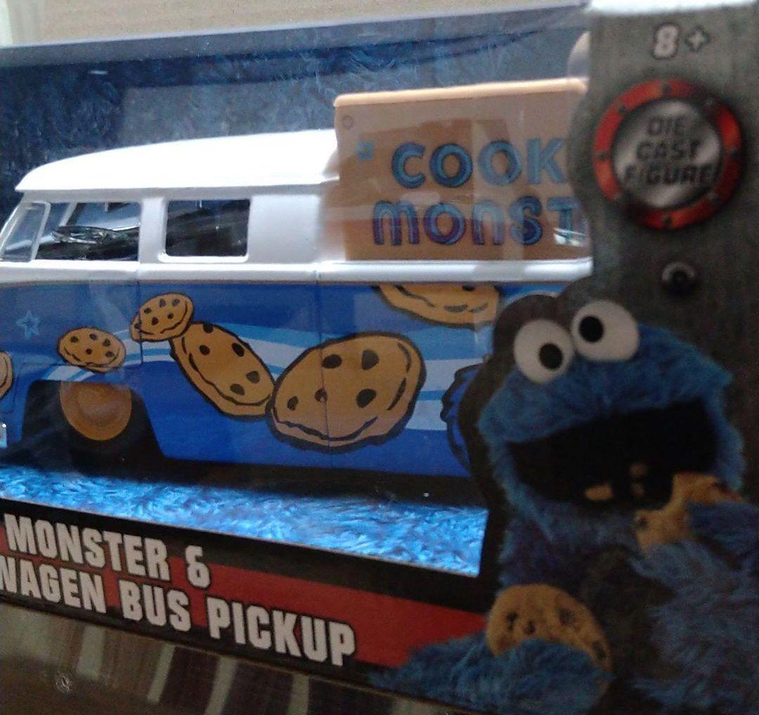 jadatoys 1/24 セサミストリート＆1963 VW バス ピックアップ