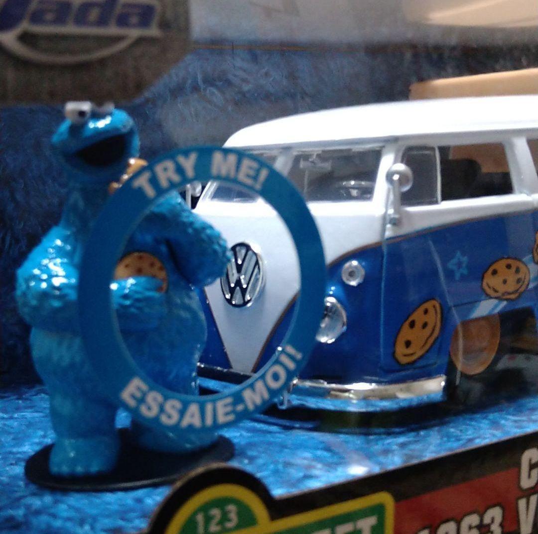 jadatoys 1/24 セサミストリート＆1963 VW バス ピックアップ