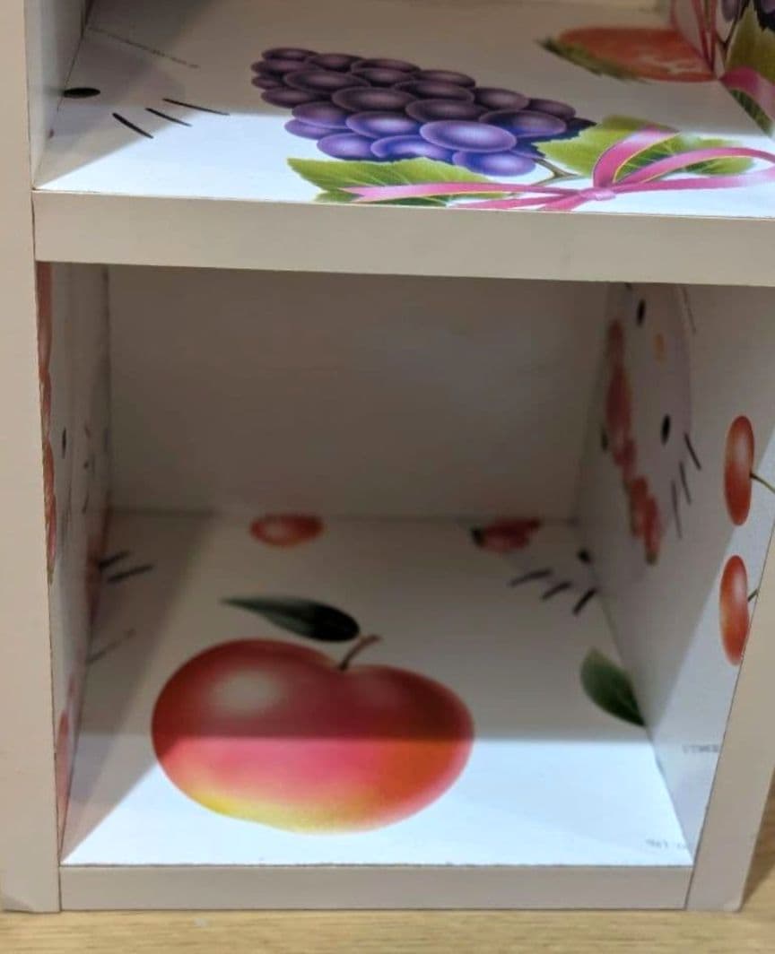 激レア！ハローキティ　3段ボックス　フルーツ柄　サンリオ　2002年